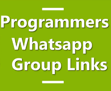 Programmers Whatsapp Group Links