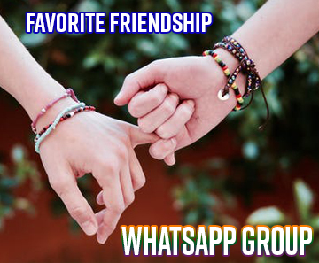 Favorite Friendship whatsApp Group