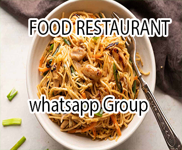 FOOD RESTAURANT WHATSAPP GROUP's LINKS