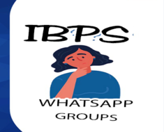 IBPS WHATSAPP GROUP's LINKS